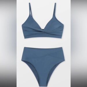 Blue Women's Swimwear Set